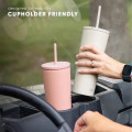 24 oz Simple Modern® Stainless Steel Insulated Straw Tumbler