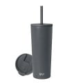 24 oz Simple Modern® Stainless Steel Insulated Straw Tumbler