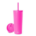 24 oz Simple Modern® Stainless Steel Insulated Straw Tumbler