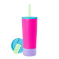 24 oz Simple Modern® Stainless Steel Insulated Straw Tumbler