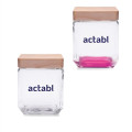 Iridescent Glass Storage Jars, 33 oz.