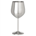 18 oz. Stainless Steel Stemmed Wine Glass