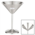 10 oz. Stainless Steel Martini Glass