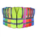 MOQ 50 Pcs Safety Vest w Reflective Strips