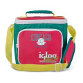 Igloo Retro Square Lunch Bag 9-Dark Jade, Magenta, Yellow