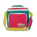 Igloo Retro Square Lunch Bag 9-Dark Jade, Magenta, Yellow