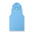 100% Polyester Comfortable Sleeveless Hooded Sweatshirt