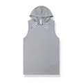 100% Polyester Comfortable Sleeveless Hooded Sweatshirt