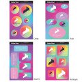Ultra Removable Sticker Sheet 11.5" x 7" Stock Shapes