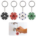 Poker Chip Keychain
