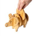 Elephant Shaped Bamboo Coaster and Table Top Decoration