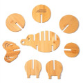 Elephant Shaped Bamboo Coaster and Table Top Decoration
