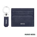 Hugo Boss® Classic Grained Key Ring & Card Holder Set