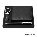 Hugo Boss® Ballpoint Pen, Key Ring & Wallet Set