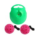 Pickleball Rebound Trainer with 2 Pcs Ball & Elastic Rope