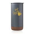 16 oz. Cork Bottom Travel Tumbler