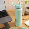 32 oz Hydrapeak® Stainless Steel Water Bottle Straw Lid