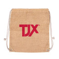 India Jute Drawstring Bag