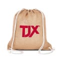 India Jute Drawstring Bag