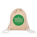 India Jute Drawstring Bag