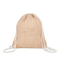 India Jute Drawstring Bag
