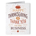 Thanksgiving Seed Paper Greeting Card