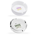 Custom White Glass Ashtrays