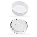 Custom White Glass Ashtrays