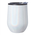 12 oz. Iridescent Stemless Wine Glass with Lid
