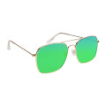 Aviator Sunglasses With Mirrored Lenses