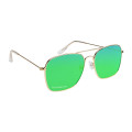 Aviator Sunglasses With Mirrored Lenses