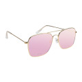Aviator Sunglasses With Mirrored Lenses