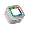 Small Square Window Tin Premium Fill