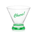 8.25 oz.  Cosmopolitan Stemless Martini Glasses