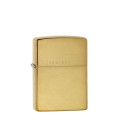 Zippo® USA-Made Windproof Classic Brushed Brass Lighter