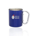 10 oz. Carabiner Handle Stainless Steel Mug