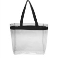 Color Handles Clear Plastic Tote Bags