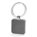 Black Square Metal Keychains