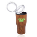 28 oz. Challenger Travel Mug with Wood Finish