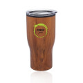 28 oz. Challenger Travel Mugs with Wood Finish