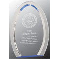 7" Radiant Halo Oval Acrylic Award