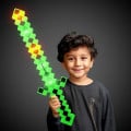 LED Green Pixel Sword