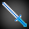 LED Blue Pixel Sword