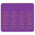 Customized Horizontal Calendar Mouse Pad