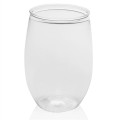 16 oz. Plastic Stemless Wine Glasses