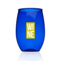 16 oz. Plastic Stemless Wine Glasses