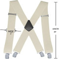 Heavy Duty Clip Adjustable X Back Suspender