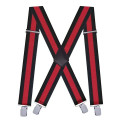 Heavy Duty Clip Adjustable X Back Suspender