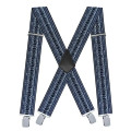 Heavy Duty Clip Adjustable X Back Suspender