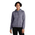 Allmade Women's Organic CVC Fleece Full-Zip Hoodie
